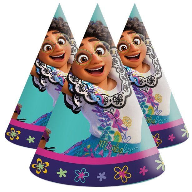 Encanto Paper Party Hats (6pk)