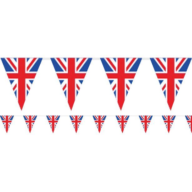 Union Jack Pennant Bunting - 5m