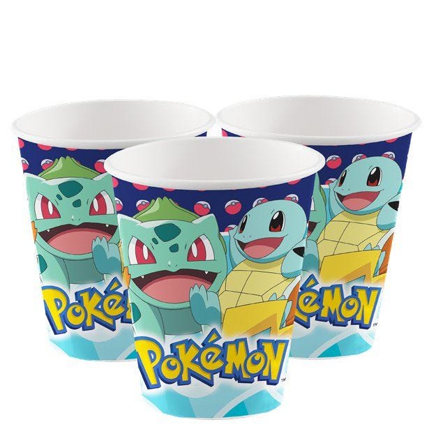 PokÃƒÂ©mon Paper Cups - 250ml (8pk)