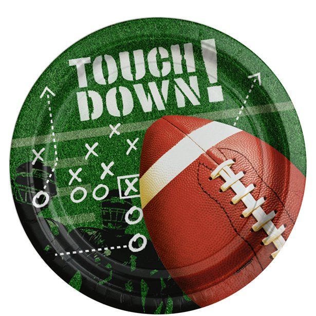 Touchdown Paper Plates - 23cm (8pk)