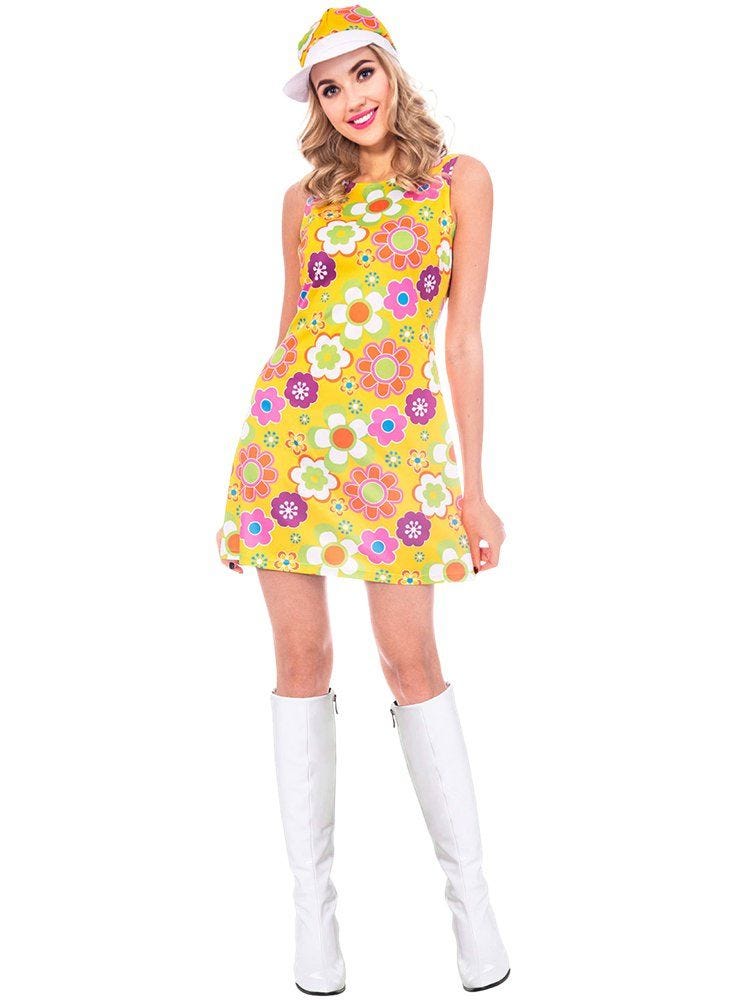 60s Flower Power - Adult Costume