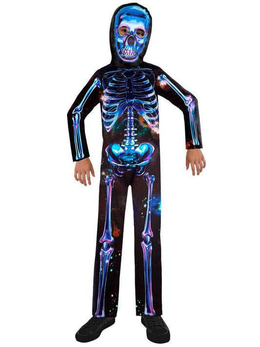 Recycled Neon Skeleton - Child Costume