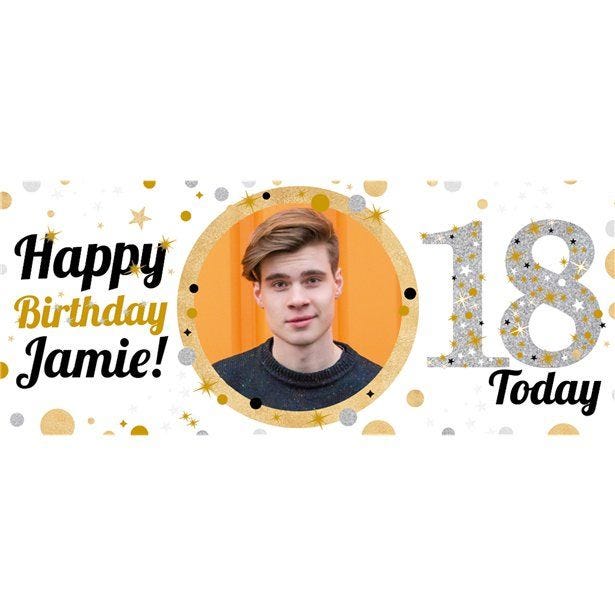 18th Birthday Sparkling Celebration Banner