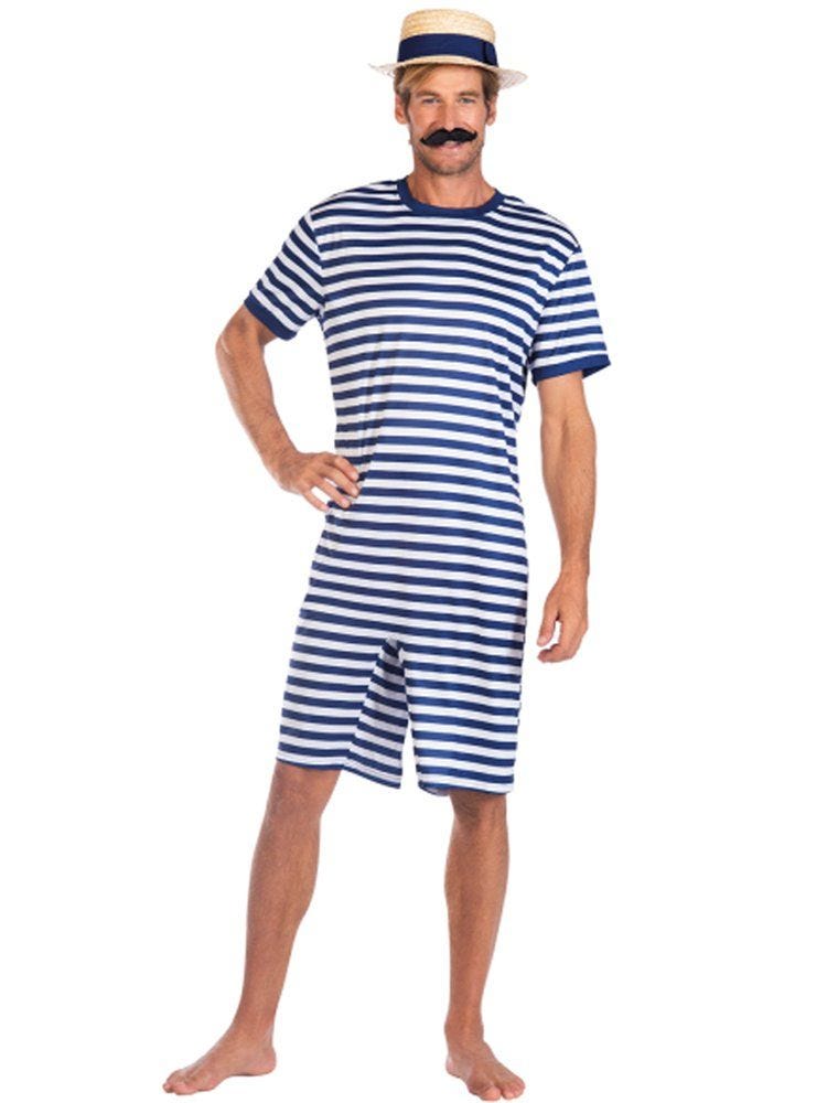 1920s Blue Swimsuit - Adult Costume