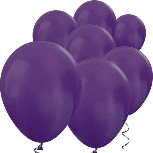 Violet Metallic Mini Balloons - 5" Latex Balloons (100pk)