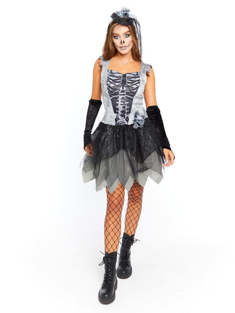 Skelebride - Adult Costume