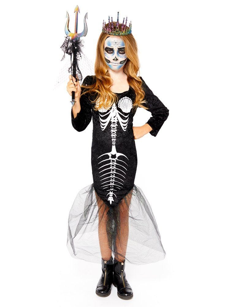 Skull Mermaid - Child Costume