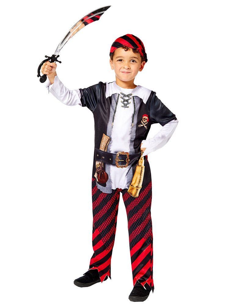 Recycled Pirate Boy - Child Costume