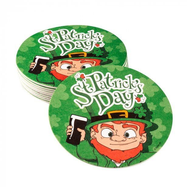 St Patrick's Day Beer Mats (10pk)