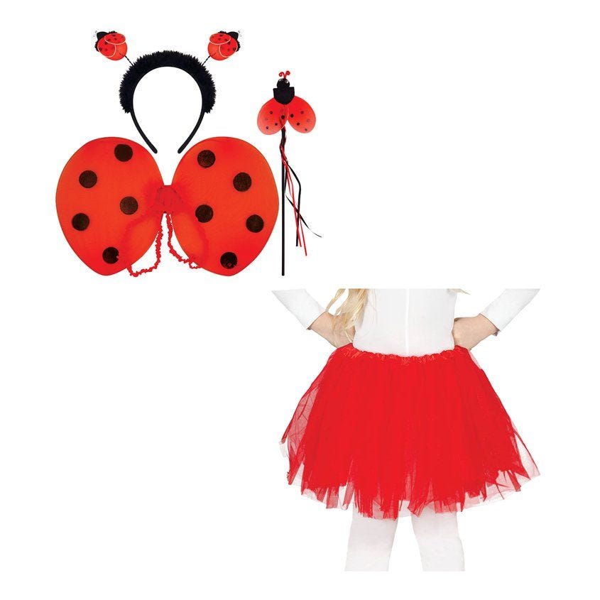 Ladybug TuTu Accessory Kit - Child