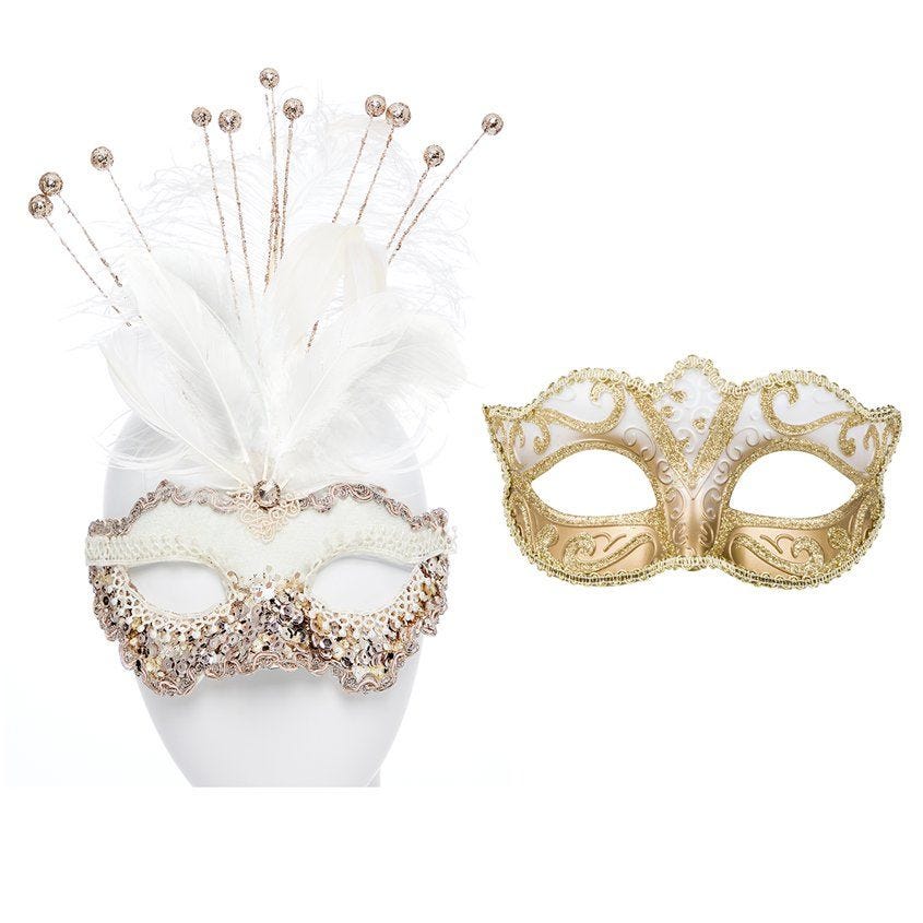 Gold Masquerade for Couples