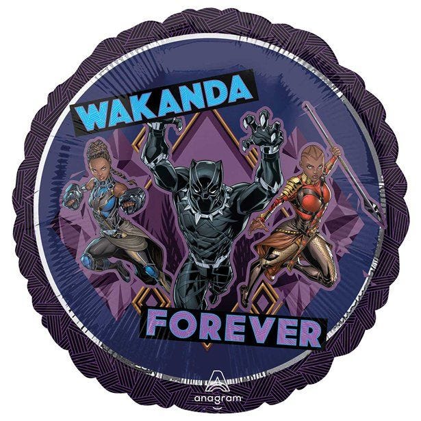 Black Panther Foil Balloon - 18"