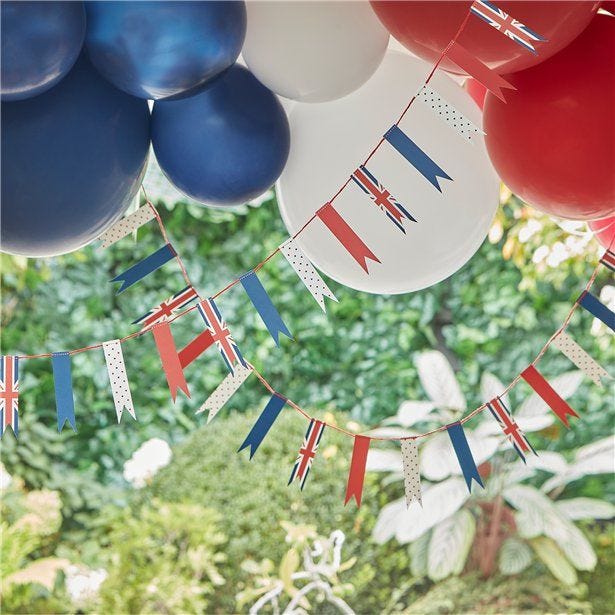 Union Jack Tassel Garland