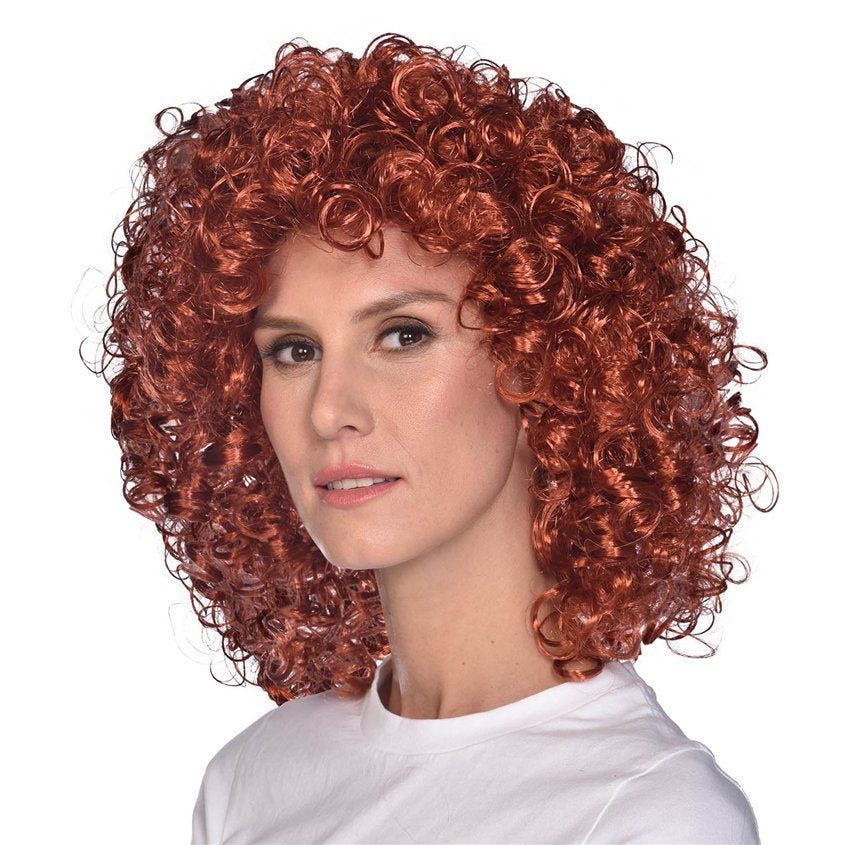 Brown Curly Wig