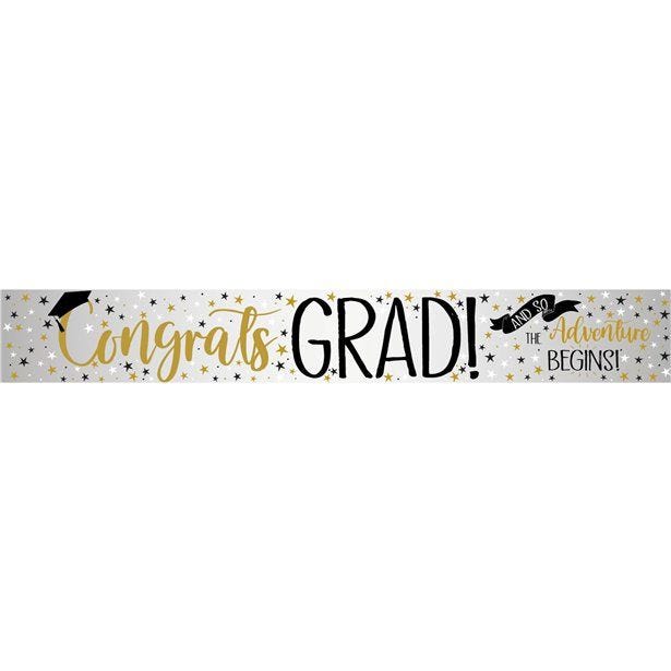 Graduation Foil Banner - 2.7m