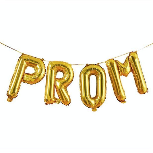 Prom Gold Balloon Garland - 16" Foils