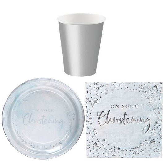 On Your Christening Blue - Super Value Party Pack for 8