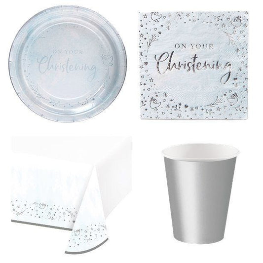 On Your Christening Blue - Value Party Pack for 8