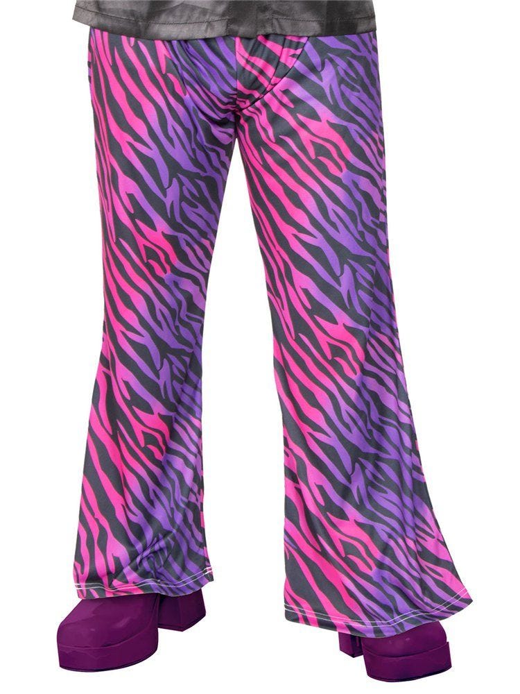 Disco Zebra Flares - Adult Costume