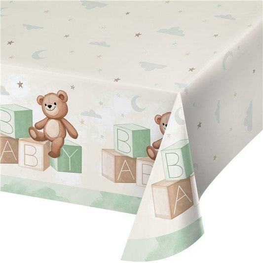 Teddy Bear Paper Table Cover - 1.3m x 2.6m