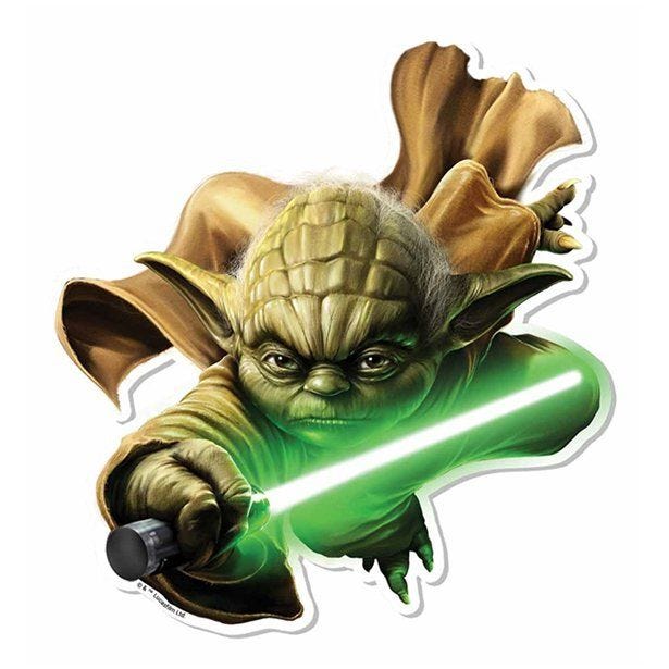 Yoda Wall Art (Star Wars) Cardboard Cutout - 65cm x 61cm