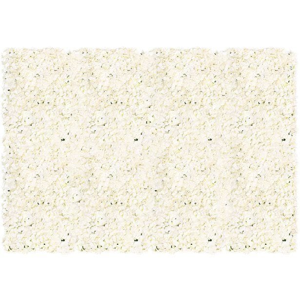 Cream Hydrangea Flower Wall Kit - 8 panels