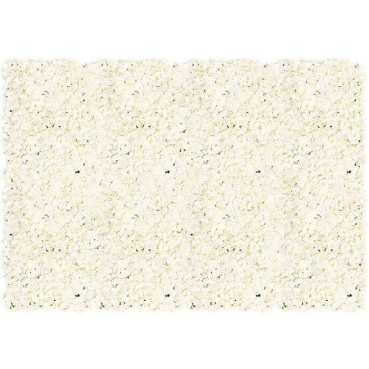 Cream Hydrangea Flower Wall Kit - 8 panels