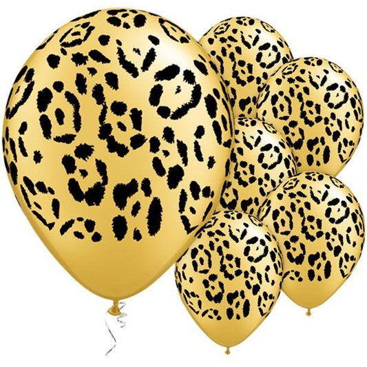 Leopards Spots Assorted Balloons - 11" Latex (25pk)