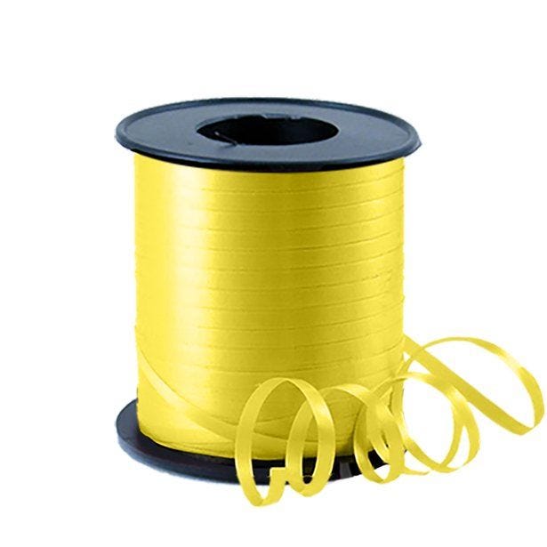 Yellow Curling Balloon Ribbon - 91m