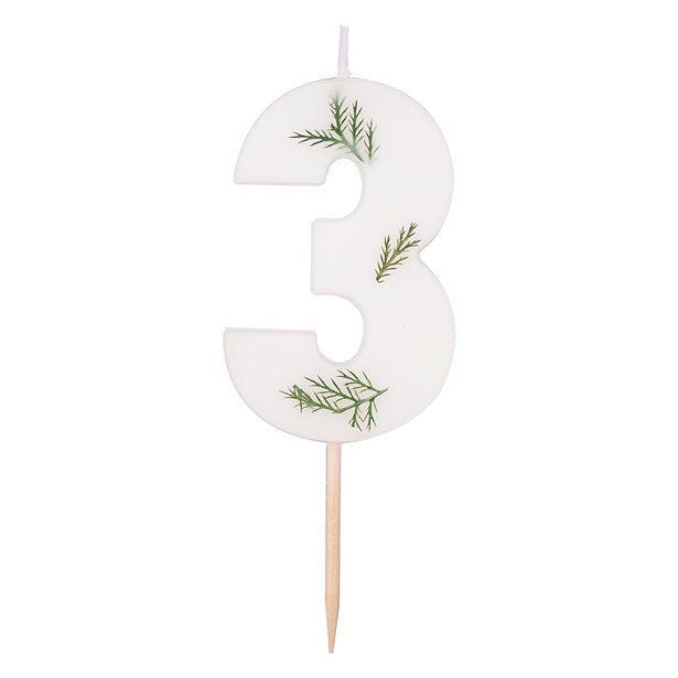 Number 3 Leaf Foliage Candle