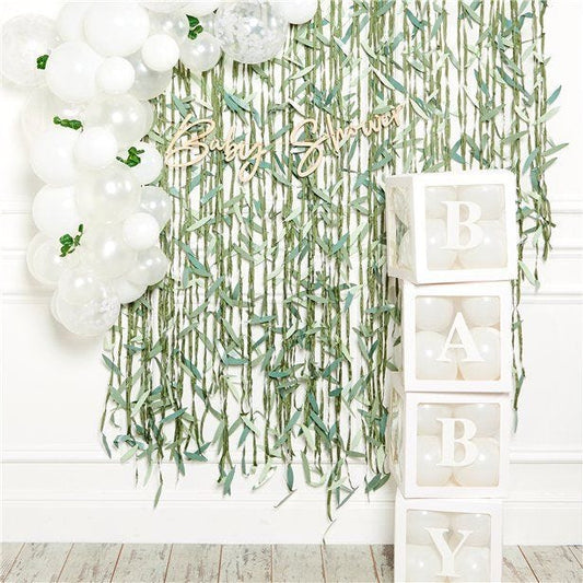 White Baby Shower Decorating Kit