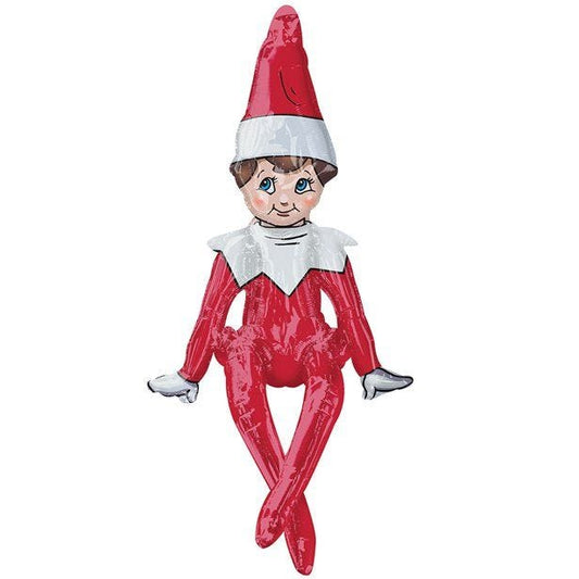 Sitting Naughty Elf Balloon - 29" Foil