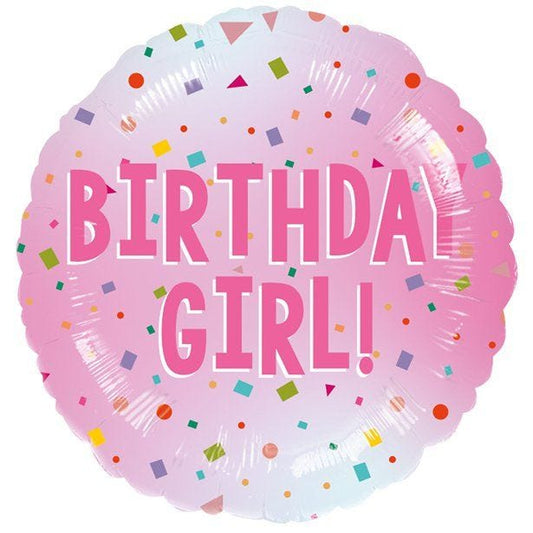 Birthday Girl Foil Balloon - 18"