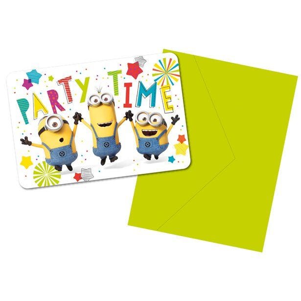 Minions Invitations (8pk)