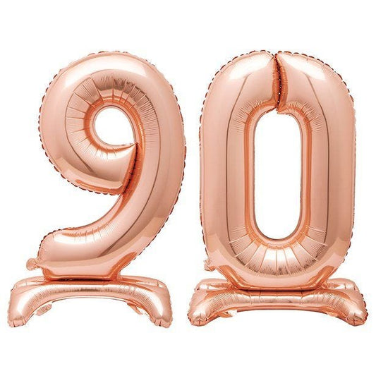 Rose Gold 90 Standing Balloon Kit - 30" Foil