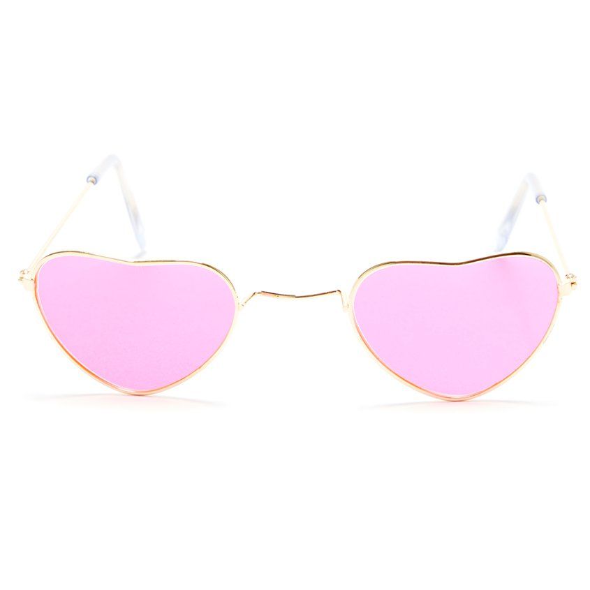 Pink Heart Glasses