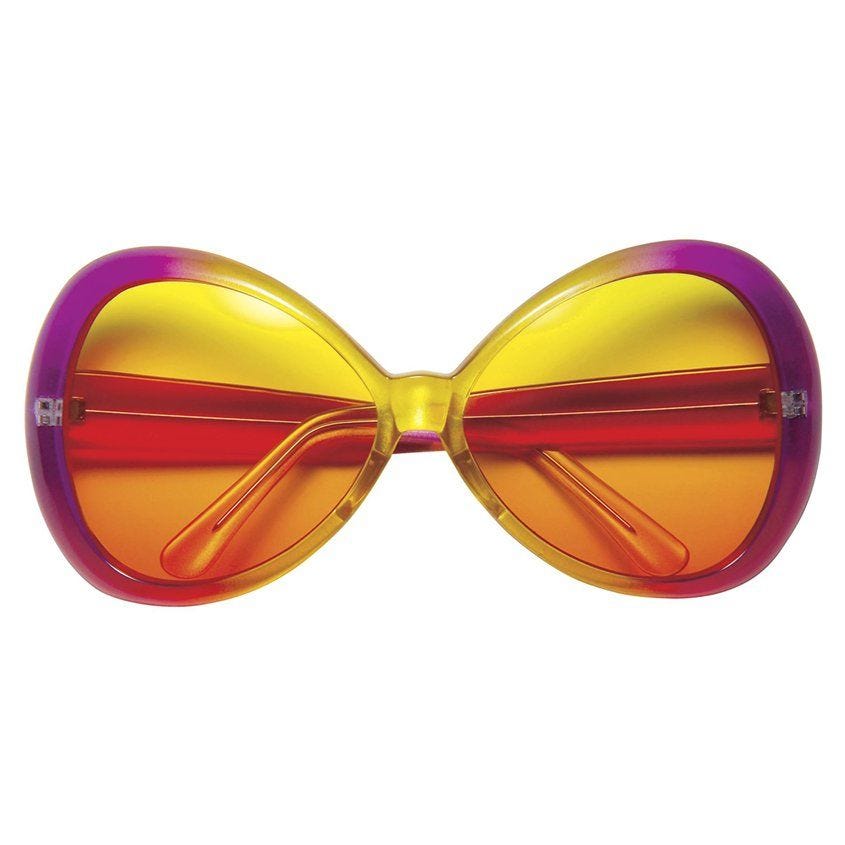 60's Pink/Yellow Glasses