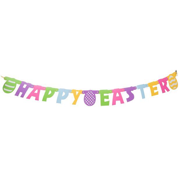 Easter Jointed Letter Banner