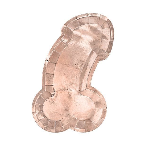 Rose Gold Penis Plates (6pk)