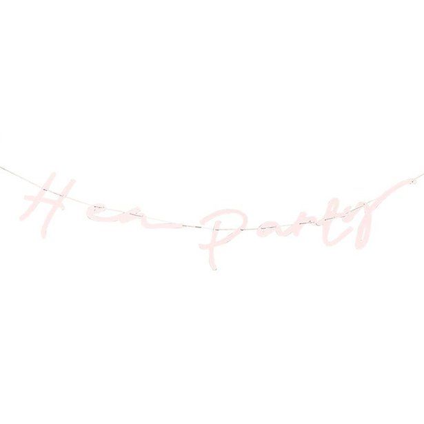 ECO Pink Hen Party Banner - 1.5m