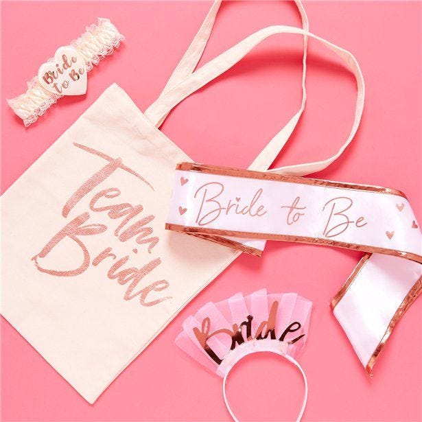 Team Bride 'Bride To Be' Favour Kit