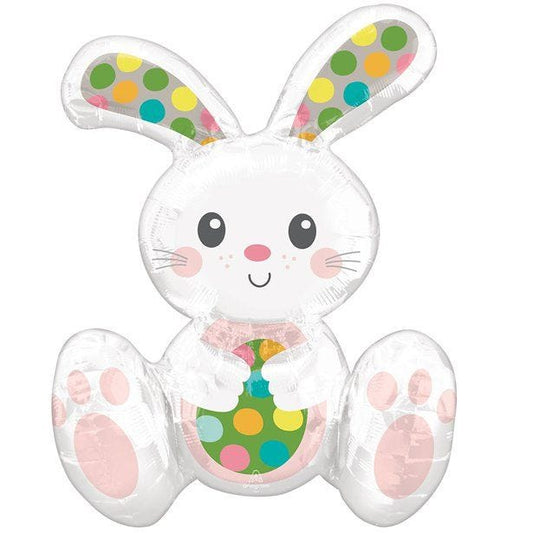 Sitting Easter Bunny Balloon - 20" Foil