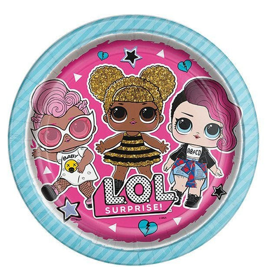 L.O.L Surprise Paper Plates - 23cm (8pk)