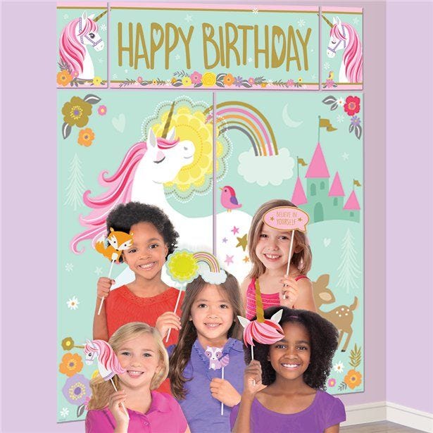 Magical Unicorn Photo Booth Kit (17pk)