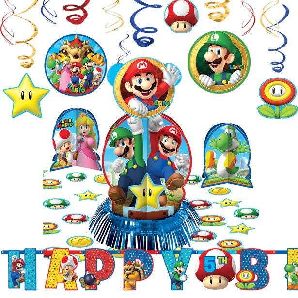 Super Mario Room Decorating Kit