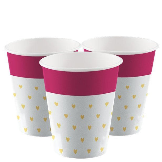 Everyday Love Heart Cups (8pk)