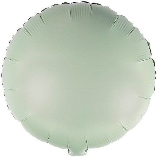 Silk Lustre Eucalyptus Round Foil - 18"