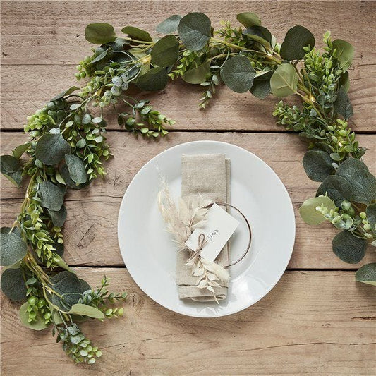 Botanical Foliage Artificial Garland with Lights - 1.8m