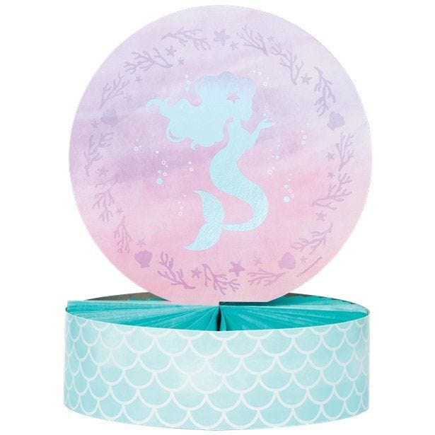 Mermaid Shine Honeycomb Table Centrepiece - 30.5cm