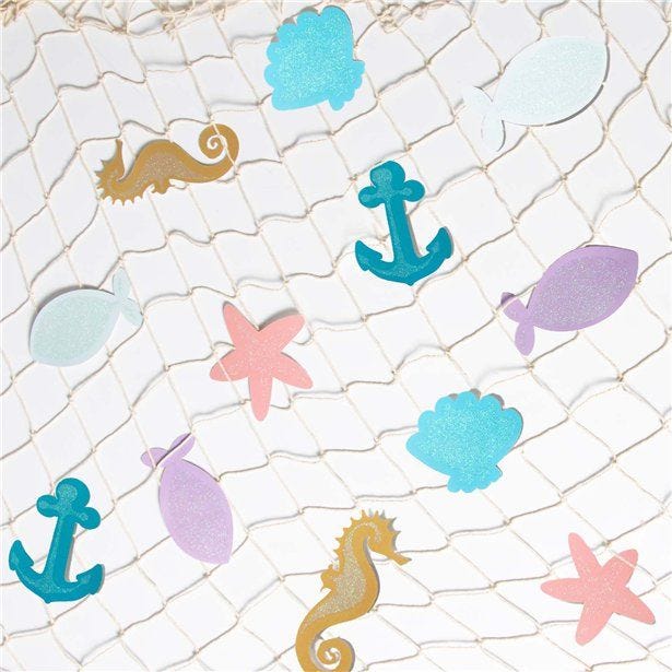 Mermaid Tales Net Table Runner - 97cm x 1.7m